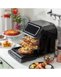 Heißluftfritteuse InnovaGoods Schwarz 1800 W 12 L Edelstahl (Restauriert A)