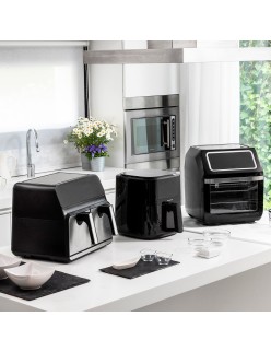 Heißluftfritteuse InnovaGoods Schwarz 1800 W 12 L Edelstahl (Restauriert A)