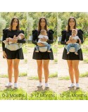Anpassungsfähige Babytrage mit 2 Taschen Seccaby InnovaGoods (Restauriert B)