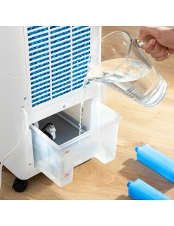 Multifunktionaler tragbarer Verdampfungskühler Airvecove InnovaGoods   65 W Weiß 5 L (Restauriert A)