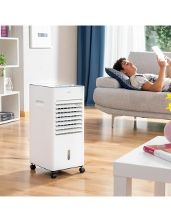 Multifunktionaler tragbarer Verdampfungskühler Airvecove InnovaGoods   65 W Weiß 5 L (Restauriert A)