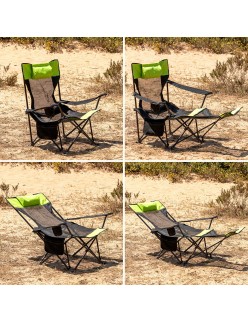 Klappbarer Camping-Liegestuhl InnovaGoods (Restauriert A)