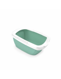 Arenero para Gatos IMAC Azul Blanco 62 x 33 x 49,5 cm
