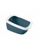 Arenero para Gatos IMAC Azul Blanco 62 x 33 x 49,5 cm