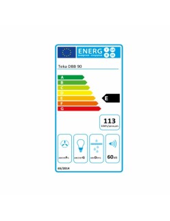 Cappa Classica Teka CAMPANA DBB 90 NEGRO 90 cm 63 dB Nero