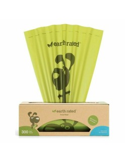Dispensador de Bolsas para Mascotas Earth Rated UNSCENTBIO300 Papel Plástico (300 uds)