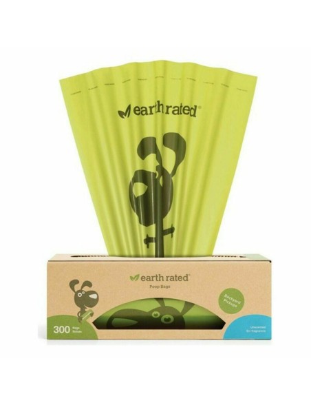 Dispenser di Buste per Animali Domestici Earth Rated UNSCENTBIO300 Carta Plastica (300 uds)