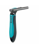 Backcombing brush Trixie Black Turquoise 8 × 14 cm