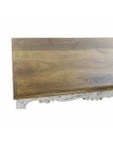 Mesa de Comedor DKD Home Decor Acabado envejecido Blanco Multicolor Natural Madera Madera de mango 120 x 61 x 49 cm