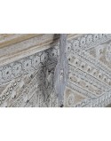 Arcón DKD Home Decor 88 x 40 x 45 cm Blanco Latón Madera de mango