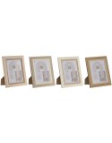 Moldura de Fotos Home ESPRIT Cristal Madeira MDF 18 x 2,8 x 23 cm (4 Unidades)
