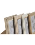 Cadre photo Home ESPRIT Multicouleur Verre Bois MDF Scandinave 13 x 2,8 x 18 cm (4 Unités)