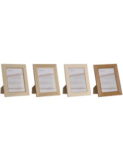 Photo frame Home ESPRIT Multicolour Crystal polystyrene 21,2 x 1,6 x 26,2 cm (4 Units)