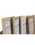 Cadre photo Home ESPRIT Multicouleur Verre polystyrène 21,2 x 1,6 x 26,2 cm (4 Unités)