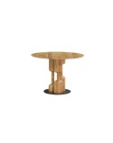 Mesa de Jantar Home ESPRIT Metal Acácia 106 x 106 x 76 cm