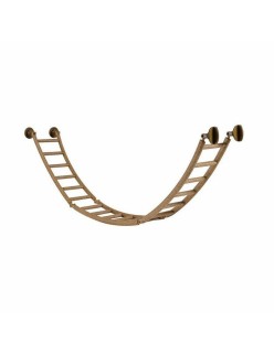 Accessorio per Gabbia IMAC 20,5 X 1 X 6,5 CM Scala Ciondolo Marrone