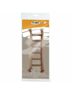 Accessorio per Gabbia IMAC 20,5 X 1 X 6,5 CM Scala Ciondolo Marrone