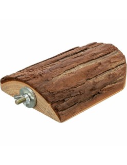Giocattolo per Roditori Trixie Corteccia di albero 10 × 15 CM Piattaforma Marrone