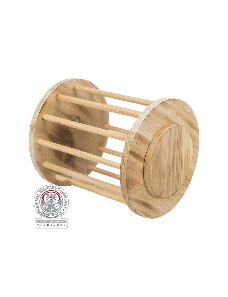 Juguete para Roedores Trixie Madera Ø 20 × 23 CM Marrón