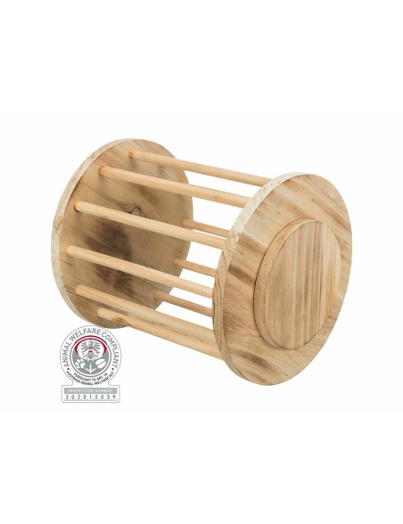Juguete para Roedores Trixie Madera Ø 20 × 23 CM Marrón