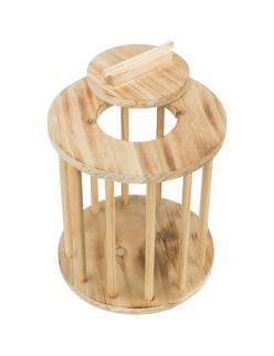 Juguete para Roedores Trixie Madera Ø 20 × 23 CM Marrón
