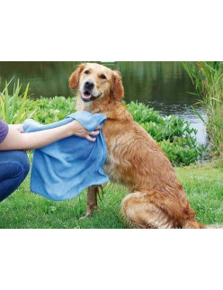 Mikrofaser-Handtuch Trixie Blau 50 × 60 cm