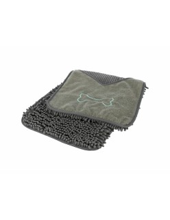 Mikrofaser-Handtuch Trixie Grau 78 × 32 cm