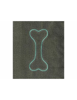 Mikrofaser-Handtuch Trixie Grau 78 × 32 cm