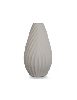 Vaso Riscas Cinzento Cerâmica 26 x 49 x 26 cm