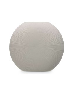 Vaso Cinzento Cerâmica 36 x 34 x 16 cm (2 Unidades) Circular
