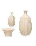 Vase Beige aus Keramik 27 x 48 x 27 cm