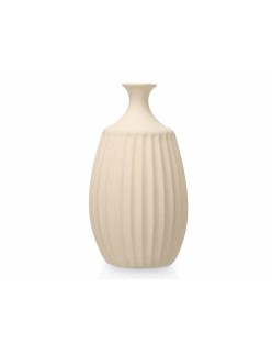 Vaso Bege Cerâmica 27 x 48 x 27 cm