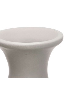 Vaso Cinzento Cerâmica 27 x 48 x 27 cm
