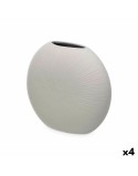 Vaso Cinzento Cerâmica 29 x 26 x 11 cm (4 Unidades) Circular