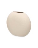 Vaso Bege Cerâmica 36 x 34 x 16 cm (2 Unidades) Circular
