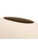 Vaso Bege Cerâmica 36 x 34 x 16 cm (2 Unidades) Circular