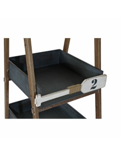 Estantes DKD Home Decor S3021857 Abeto Azul Branco (51 x 70 x 160 cm)
