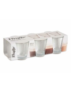 Set de Verres Vivalto 3503/WH6 Transparent verre 90 ml (24 Unités)