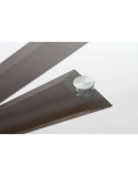 Mesa de Jantar DKD Home Decor Cristal Castanho Transparente Nogueira 120 x 120 x 76 cm