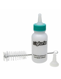 Baby-Flasche Gloria Weiß 50 ml Kleine Tiere Welpen