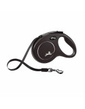 Hundeleine Flexi New Classic 8m L Schwarz
