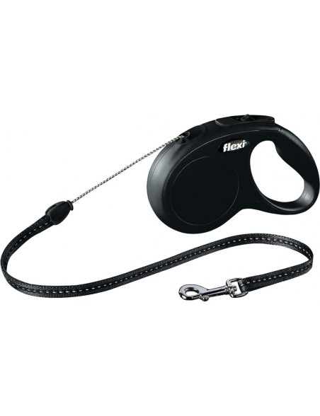Trela para Cães Flexi Flexi 5 m Preto S