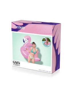 Bestway Figura Inflável Flamingo com Alças 153x143 cm Praia e Piscina 41475