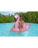 Bestway Figura Inflável Flamingo com Alças 153x143 cm Praia e Piscina 41475