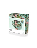 Bestway Flutuador Inflável com Alças Fantasia Floral D114 cm +12 Anos Praia e Piscina 36302