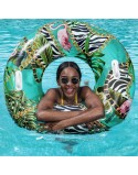 Bestway Flutuador Inflável com Alças Fantasia Floral D114 cm +12 Anos Praia e Piscina 36302