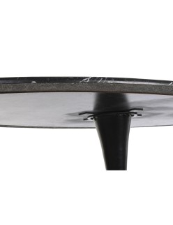 Mesa de Jantar DKD Home Decor Preto Metal Mármore 180 x 100 x 76 cm