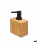 Dispensador de Sabão Berilo 15342 Preto Bambu Plástico 9,7 x 15 x 5,8 cm (12 Unidades)