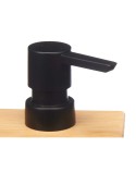 Dispensador de Sabão Berilo 15342 Preto Bambu Plástico 9,7 x 15 x 5,8 cm (12 Unidades)