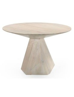 Mesa de Jantar Home ESPRIT Madeira de mangueira 120 x 120 x 77 cm
